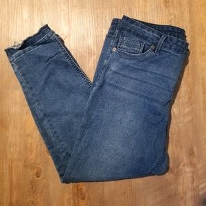 Kenneth Cole Jess release hem skinny jeans